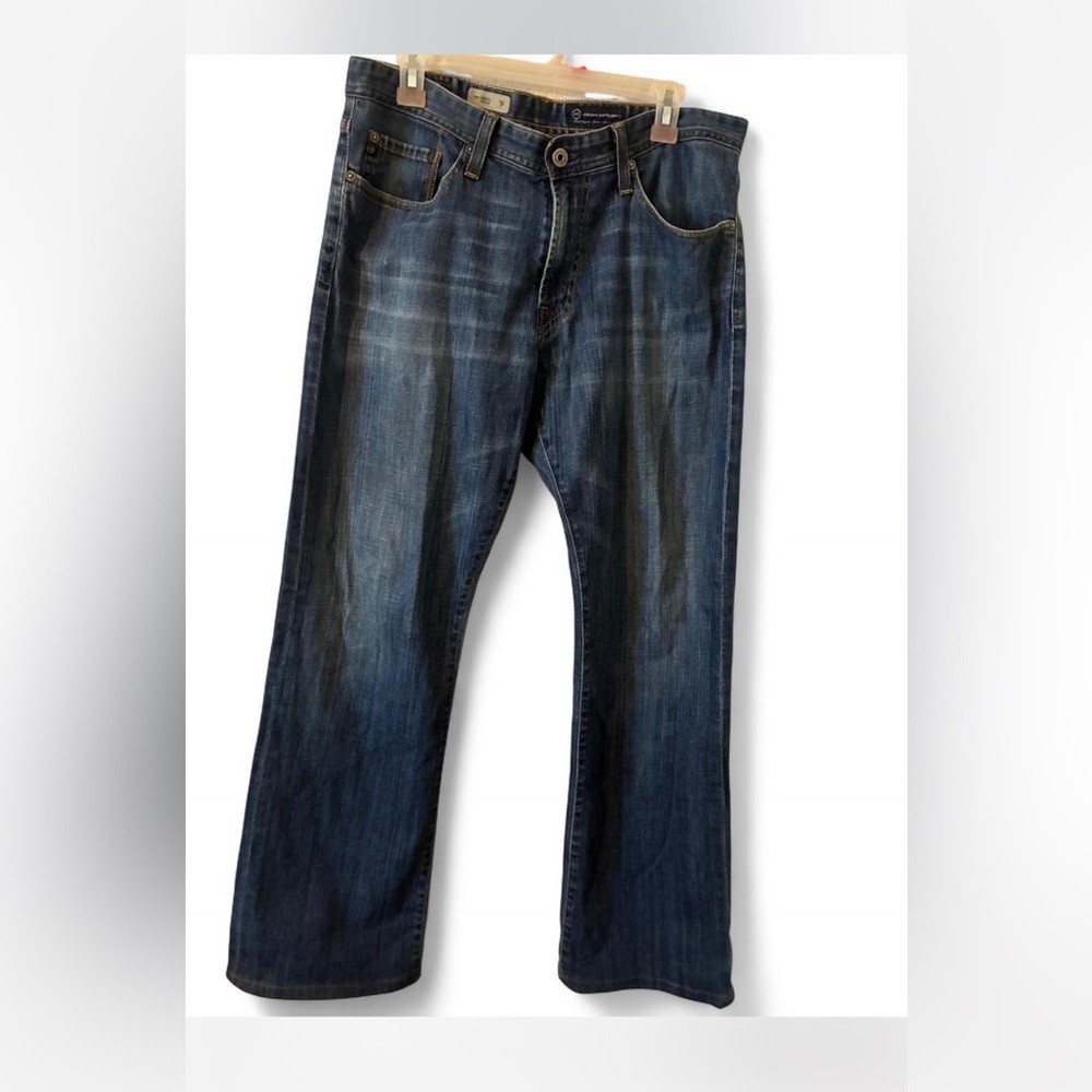 AG Adriano Goldschmied Men's Indigo Straight Jeans